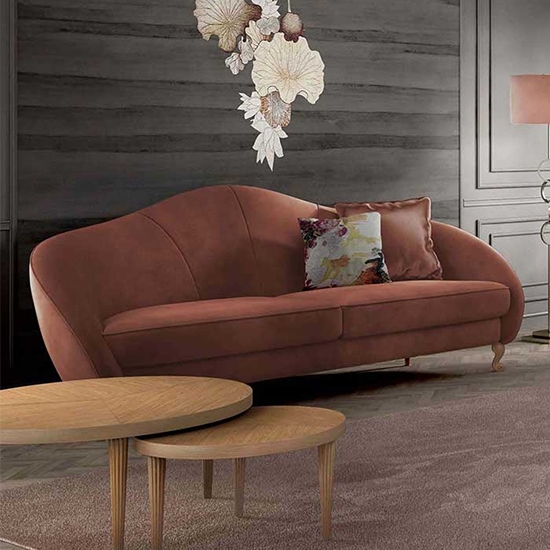 Giglio exkluzív egyedi barna kanapé
