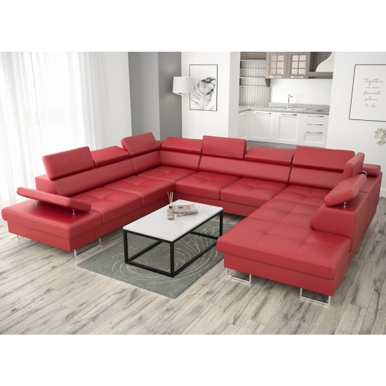 Galaxy Max I. U alakú piros bőr