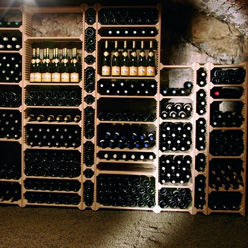 Exkluzív nagy komplett borospince bortartó rendszer