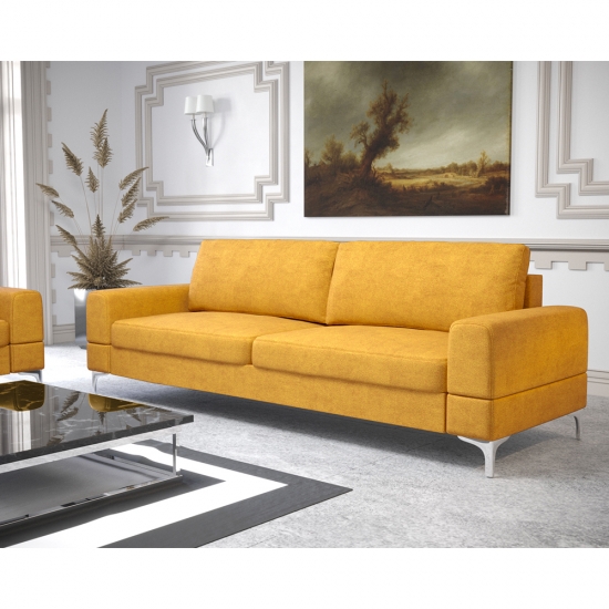 Aria modern 2 személyes kanapé sárga