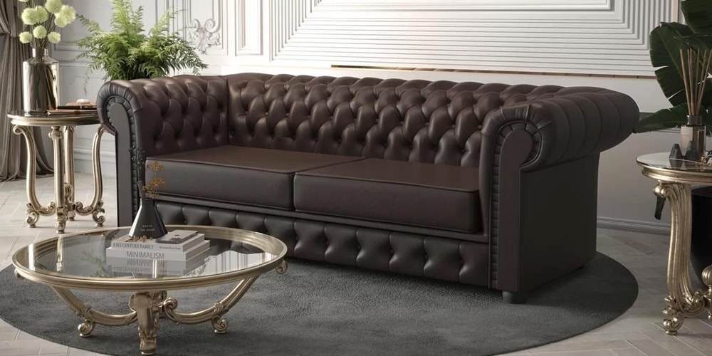 Manchester chesterfield stílusú kanapé