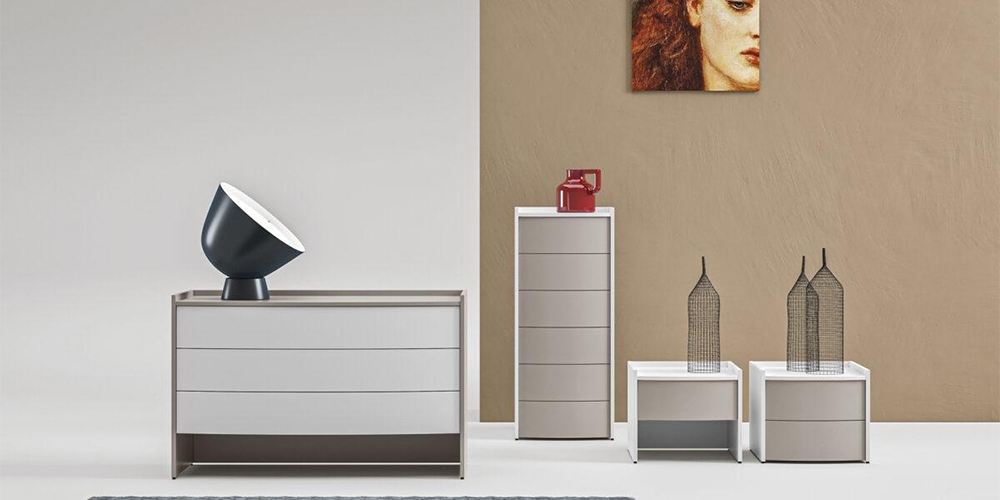 Shape modern éjjeliszekrény és komód