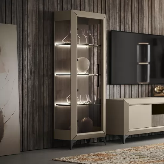 Prestige olasz modern 1 ajtós vitrin