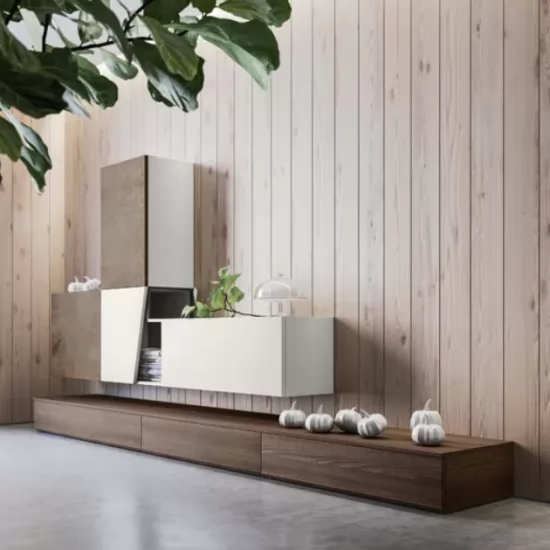 M-18 Modern elemes nappali szekrénysor