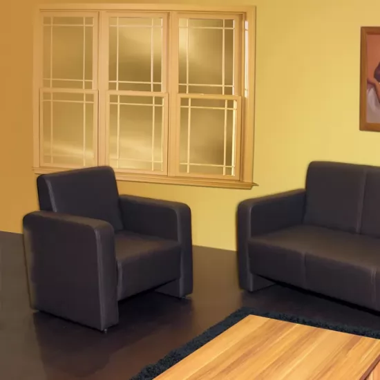 Alex modern bőr- vagy szövet fotel