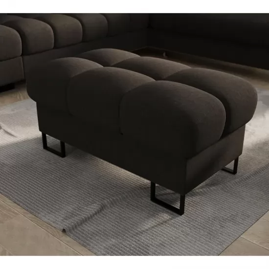 Aspen nagy puff sötétbarna