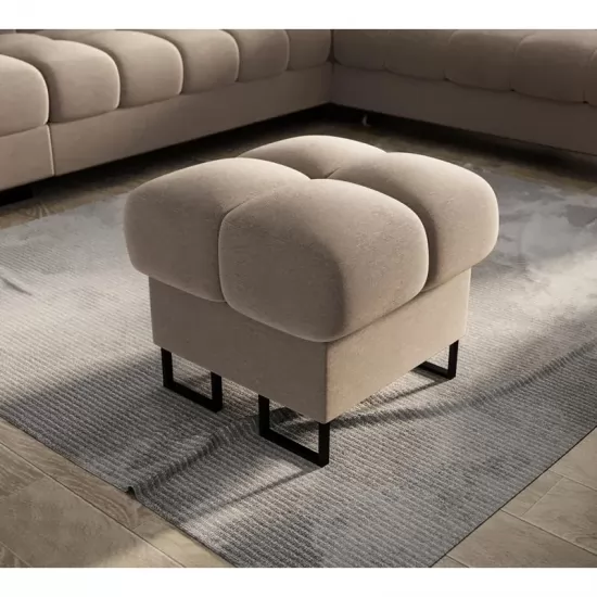 Aspen puff 2 méretben világosbarna