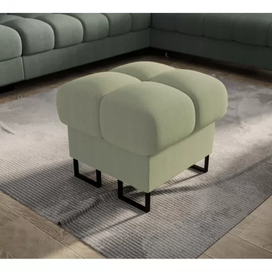 Aspen puff 2 méretben halványzöld