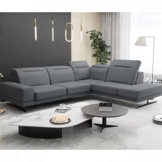 Fiore kényelmes sarokkanapé kékesszürke