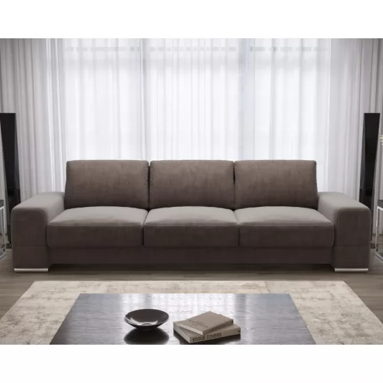 Zara szövet ágyazható nagy kanapé barna