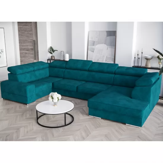 Royal Max I. U alakú kanapé türkiz