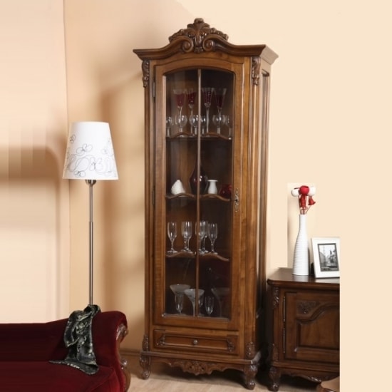 Royal barokk 1 ajtós vitrin