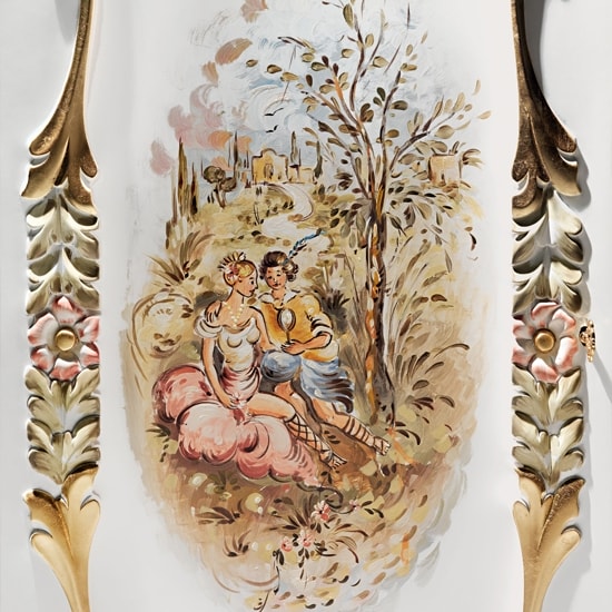 Velencei ruhásszekrény festményrészlete