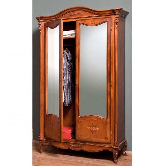 Regallis 2 ajtós tükrös hálószobaszekrény