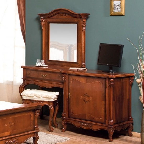 Regallis klasszikus fésülködő asztal tükörrel