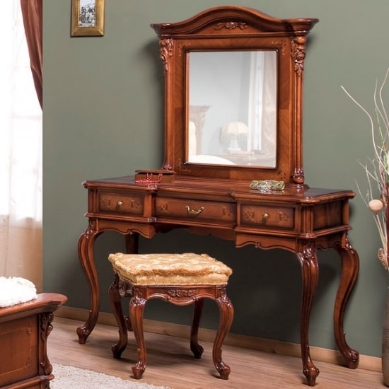 Regallis klasszikus 3 fiókos fésülködő asztal