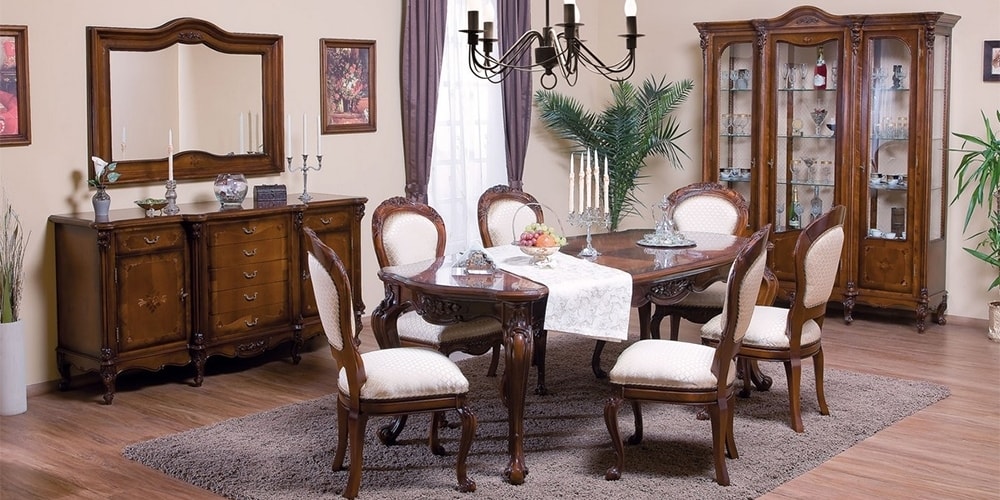Regallis klasszikus ebédlő garnitúra