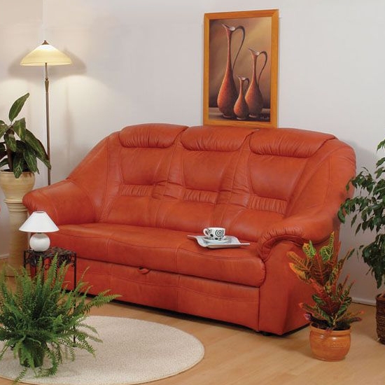 Dominika klasszikus bőr 3 személyes kanapé