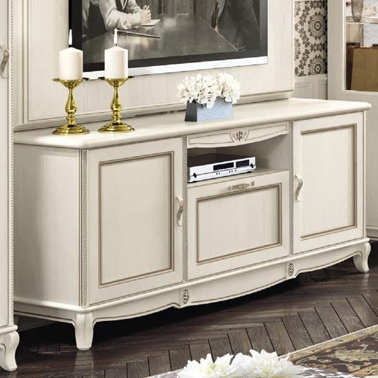 Fantasia klasszikus világos TV komód