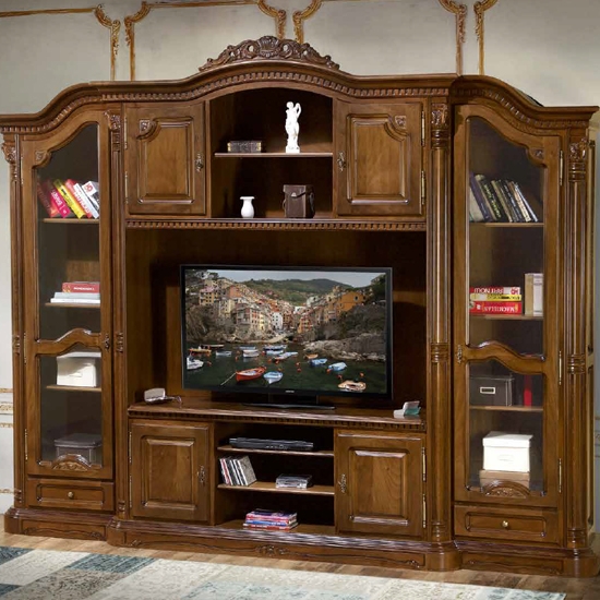 Krisztina klasszikus faragott plazma TV szekrény