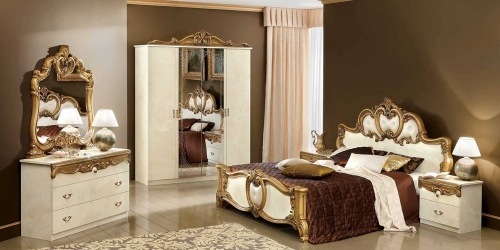 Barocco Gold elefántcsont-arany hálószoba garnitúra